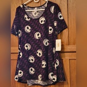 NWT Lularoe Nightmare Before Christmas Jack Skellington Perfect T.   Siz…